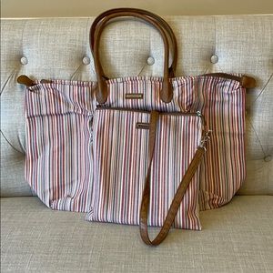 Longaberger tote and crossbody